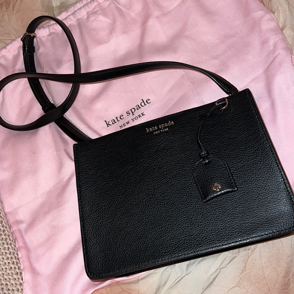 kate spade black eva crossbody